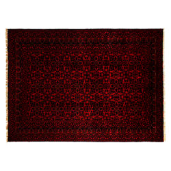 Khal Mohammadi Handmade Rug, Red